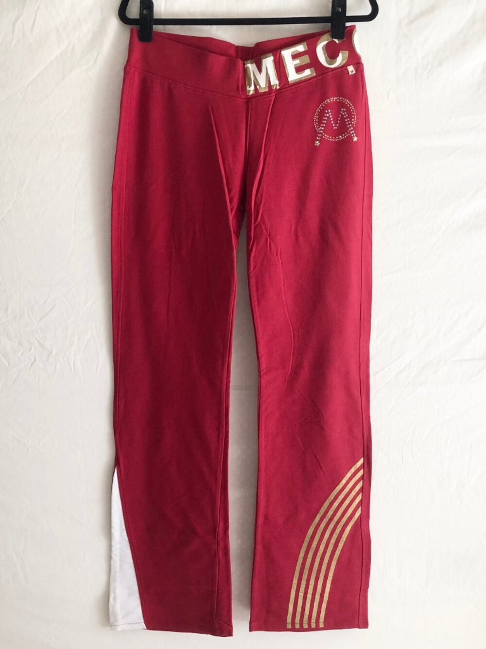 Vintage Mecca Femme Brick Red Low Rise Sweatpants Juniors Size L